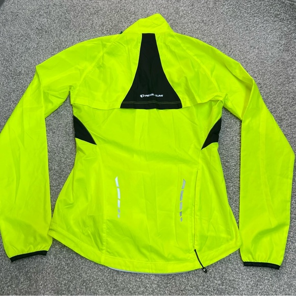Pearl Izumi Elite Jacket Womens XS Yellow Cycling Elite Barrier Full Zip NEW - Picture 6 of 7